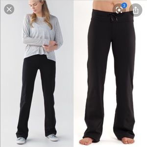 🍋Lululemon Relaxed Fit Full Length Black Pant 4